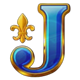 snake spirit gold j symbol icon