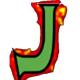 soul slayer fiery j symbol icon