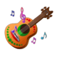 spanish luck guitar symbol icon