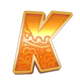 spanish luck k symbol icon