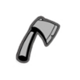 spicy sixsixsix axe symbol icon