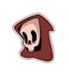 spicy sixsixsix skull symbol icon