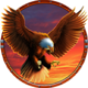 spirit of mustang deluxe eagle symbol icon