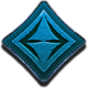 spirit of mustang west express blue emblem symbol icon