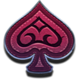 spirit of mustang west express red spade symbol icon