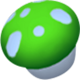 sprinkle green mushroom symbol icon
