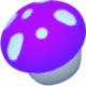 sprinkle violet mushroom symbol icon