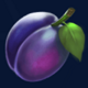 sticky joker plum symbol icon