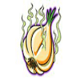 stinkin rich garlic symbol icon