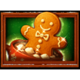 super elves gingerbread treat symbol icon