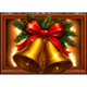super elves golden bells symbol icon