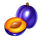 super fortune crown purple plums symbol icon
