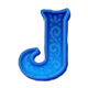 taco hell blue j symbol icon
