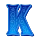 taco hell blue k symbol icon