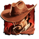tada gaming high noon cowboy symbol icon