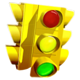 taxi rush traffic light symbol icon