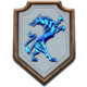 temple of fury blue wolf symbol icon