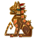 temples of war beast aztec symbol icon