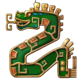temples of war snake aztec symbol icon