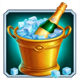 the big race hold n link champagne symbol icon