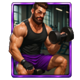 the king of social media gym bodybuilder symbol icon