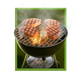 the neighbor wars barbeque symbol icon