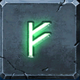 thor of asgard green symbol icon