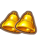 thunder coins xxl booster cells bell symbol icon