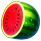 thunder express running wins watermelon symbol icon