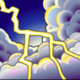 thunderstruck lightning symbol icon