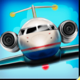 ticket to fortune plane symbol icon