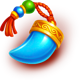 tiger of fortune charm symbol icon