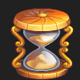 tik tak toad hourglass symbol icon