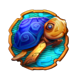 tiki tiki trio da max turtle symbol icon