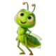tiny warriors grasshopper symbol icon