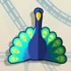 tivolituren peacock symbol icon