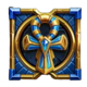 tomb of gold reimagined blue symbol icon