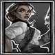 tombstone rip lady symbol icon