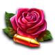 toro 911 red rose bullet symbol icon