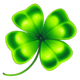 total eclipse supreme green clover symbol icon