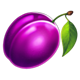 total eclipse supreme purple plum symbol icon