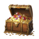 tower of wealth chest symbol icon