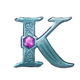 tower of wealth k symbol icon