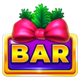 train of gold xmas bar symbol icon