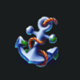 trawler fishin anchor symbol icon