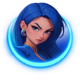 trinity starlight bluehair symbol icon