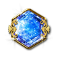 triple double da vinci diamonds blue symbol icon