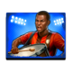 ultras blue character symbol icon