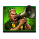 ultras green character symbol icon