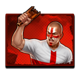 ultras red character symbol icon